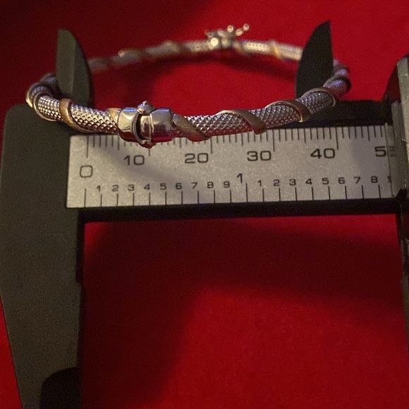 Gold Cuff Snake Bracelet made in Italy 14k gold brand Italian Solid Gold - Picture 12 of 13